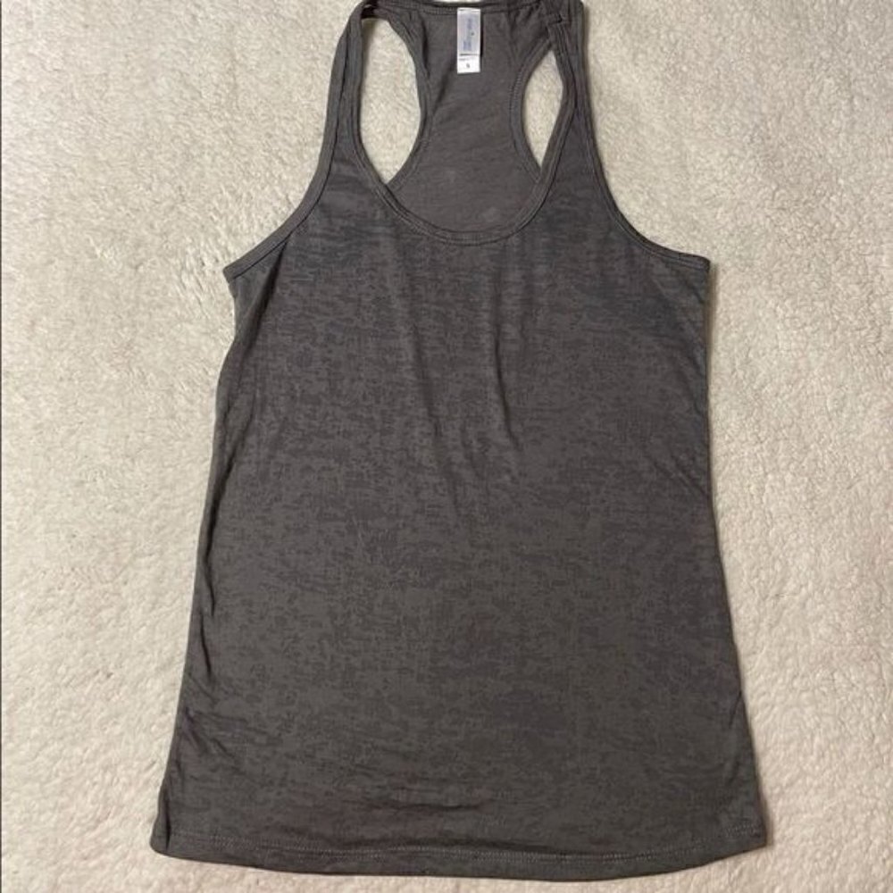 OTL Dark Heather Gray Racerback Tank NWOT